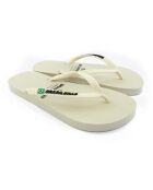 Klassische weiße Flip-Flops