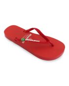 Klassische rote Flip-Flops