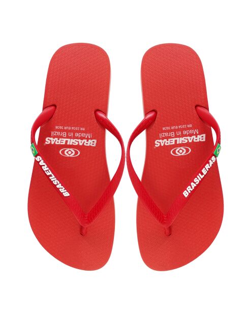 Klassische rote Flip-Flops