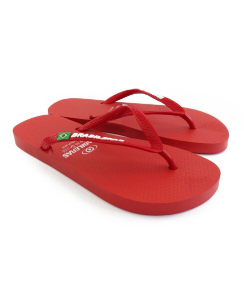 Klassische rote Flip-Flops