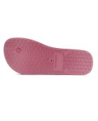 Klassieke roze teenslippers