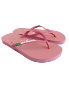 Klassieke roze teenslippers