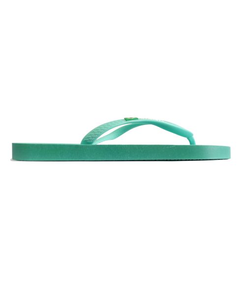 Klassische grüne Flip-Flops