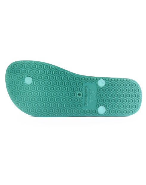 Klassische grüne Flip-Flops