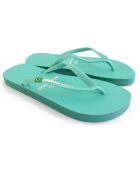 Klassische grüne Flip-Flops