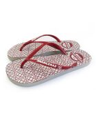 Feel BCN Panot bordeauxrode teenslippers