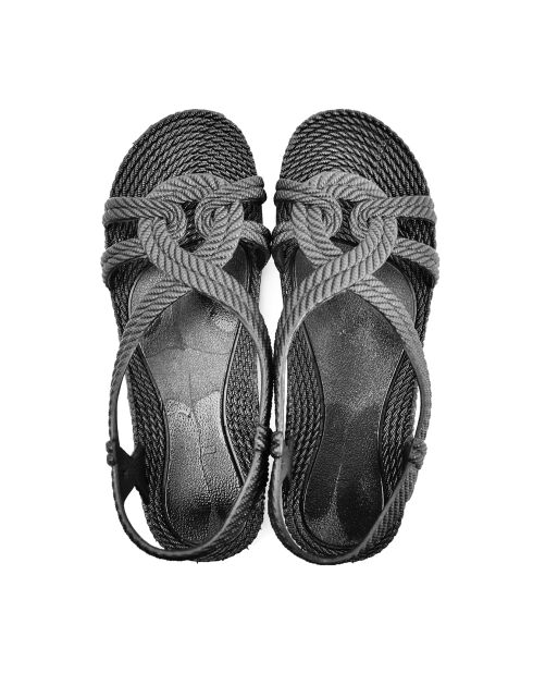 Kasgar Esmirna zwarte sandalen