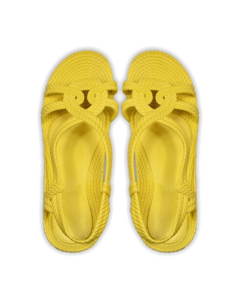 Kasgar Esmirna gele sandalen