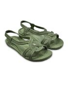 Kasgar Esmirna kaki groene sandalen