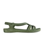 Kasgar Esmirna kaki groene sandalen
