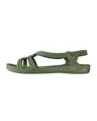 Kasgar Esmirna kaki groene sandalen