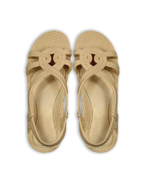 Kasgar Esmirna beige sandalen