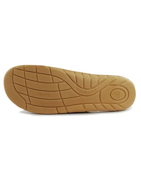 Tren Pala Combi rot/weiße Pantoletten