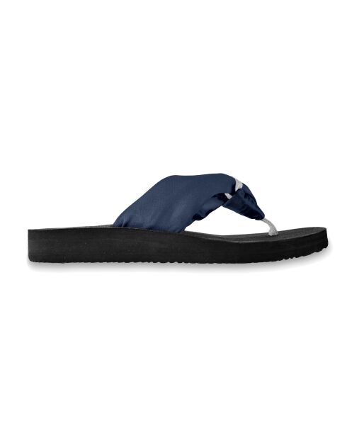 Donkerblauwe teenslippers Nudo