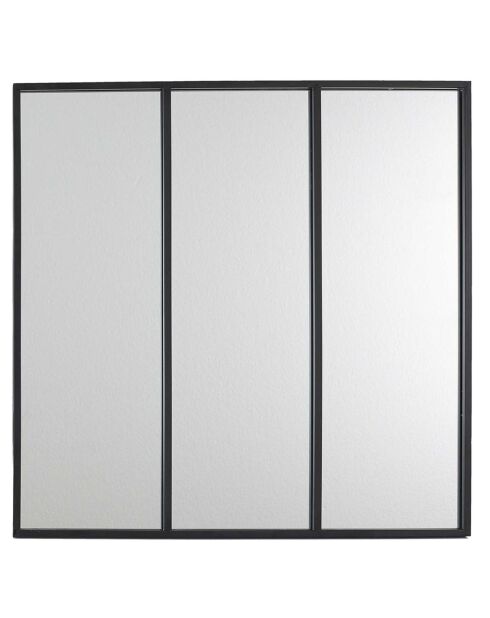 Miroir atelier noir - D.61.5x2 cm