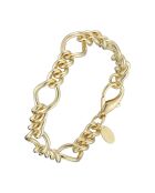 Gouden koperen armband van dubbel gaas