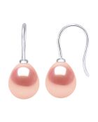 Boucles d'oreilles en Argent & Perles de Culture d'Eau Douce rose naturel
