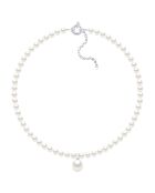 Collana Rang in argento e perle coltivate d'acqua dolce bianche naturali