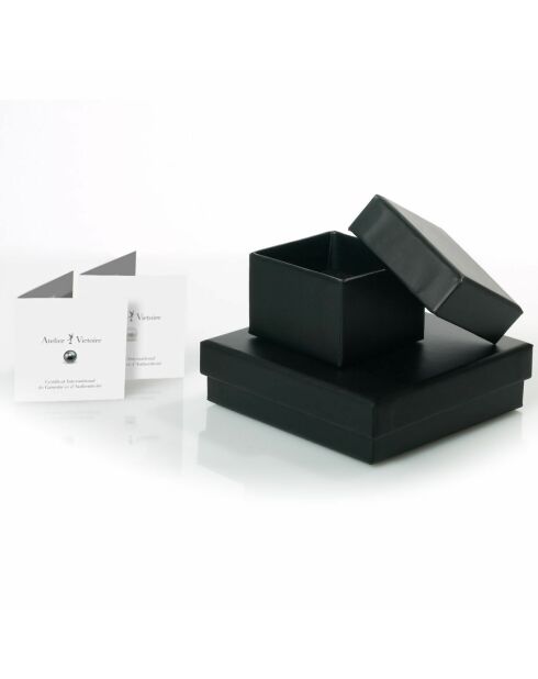 Bracelet  en Argent & Perles de Culture d'Eau Douce noires