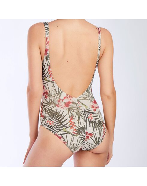 Bañador de una pieza Audelia Manglares en color crudo