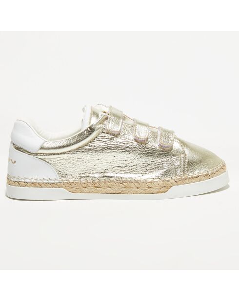 Sneakers en Cuir Wonder dorées