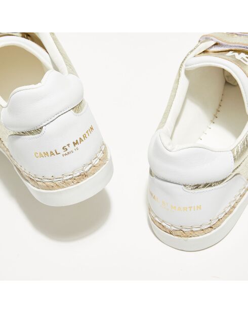 Sneakers en Cuir Wonder dorées