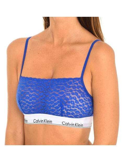 Blauer Spitzen-BH Liya