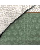 Parure housse de couette 100% Percale de Coton Belor multicolore