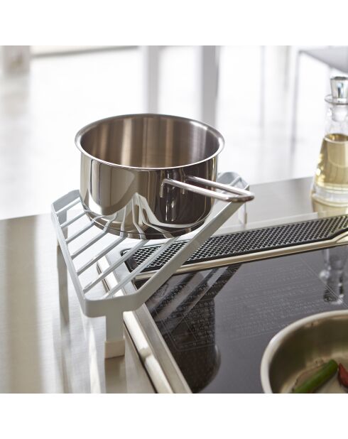 Eckstütze für weißen Ofen - 22x22x5 cm