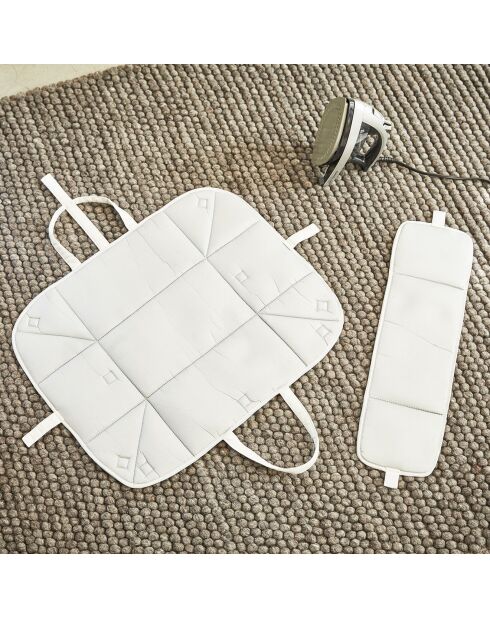 Kit sac de repassage blanc - 33x18x18 cm