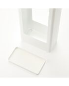Porte-parapluies blanc - 22x12x50 cm