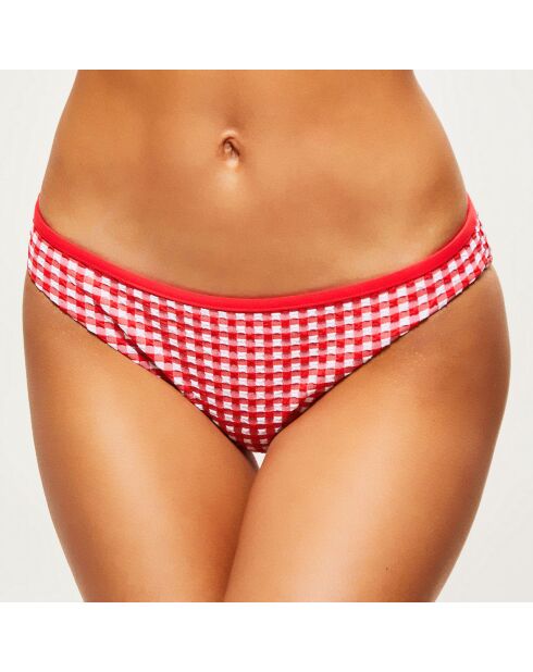 rot/weiße karierte Bikinihose