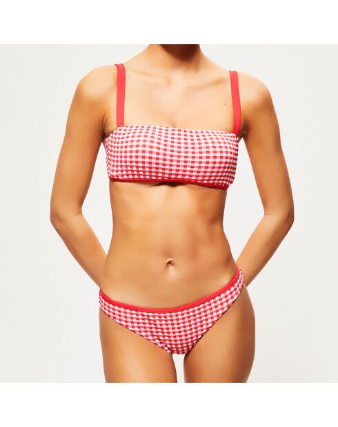 rot/weiße karierte Bikinihose