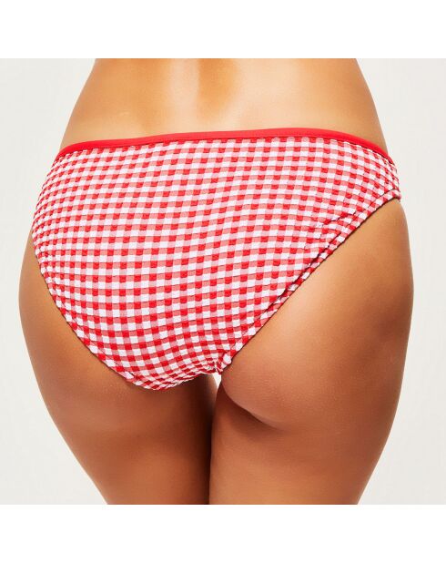 rot/weiße karierte Bikinihose