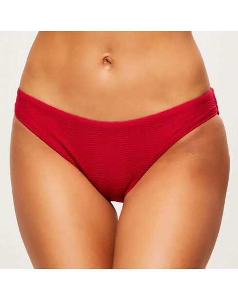 Bas de Maillot texturé rubis