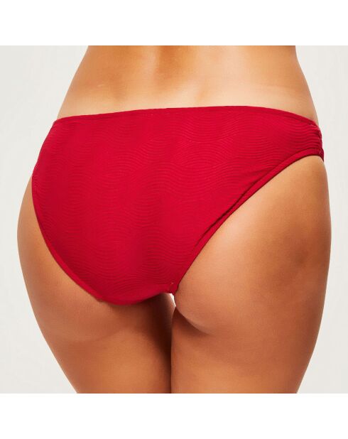 Bas de Maillot texturé rubis