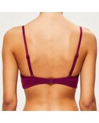 Haut de Maillot surpiqué fuchsia