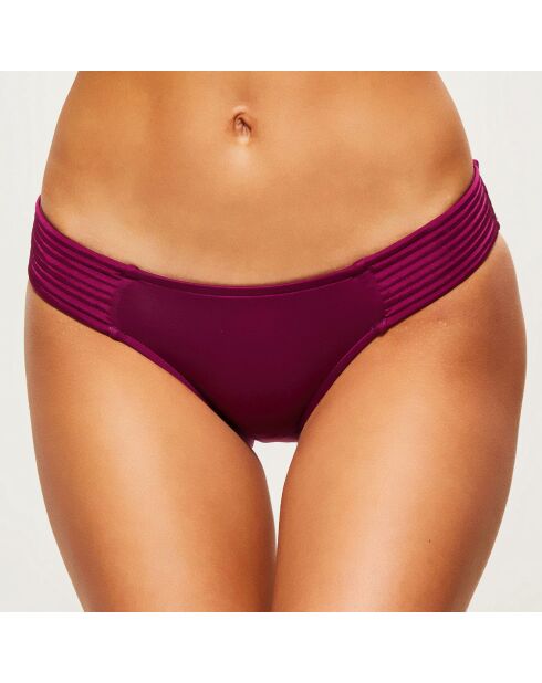 Bas de Maillot surpiqué violet