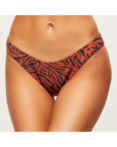 Bikinibroekje met roeststructuur