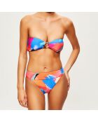 Haut de Maillot bandeau imprimé multicolore