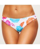 Bas de Maillot fleuri blanc/multicolore