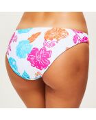 Bas de Maillot fleuri blanc/multicolore