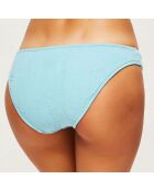 Bas de Maillot texturé bleu du nil