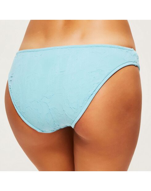 Nijlblauw bikinibroekje met textuur