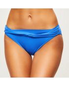Bas de Maillot taille twistée bleu méditerranéen
