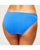 Bas de Maillot taille twistée bleu méditerranéen