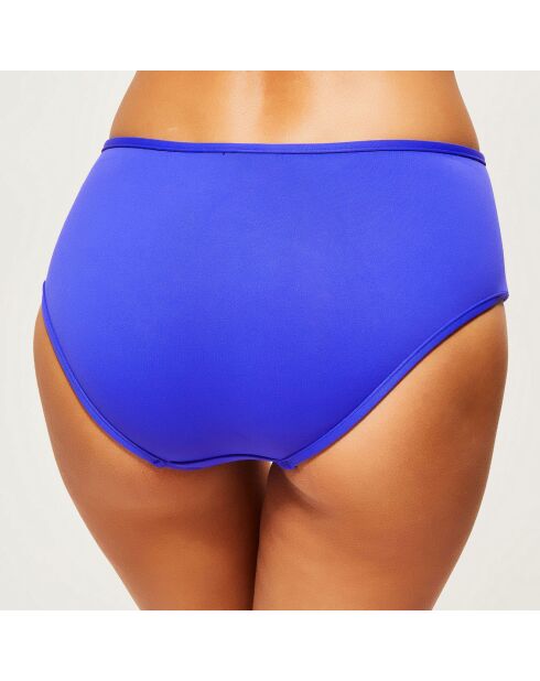 Blauw bikinibroekje met hoge taille Reflex