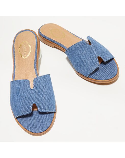 Mules en Toile jean