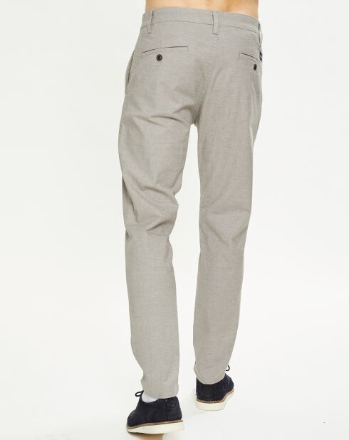Pantalon Casual Chino Tapered Fit beige foncé