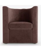 Fauteuil Frida marron - 72x70.5x79.5 cm